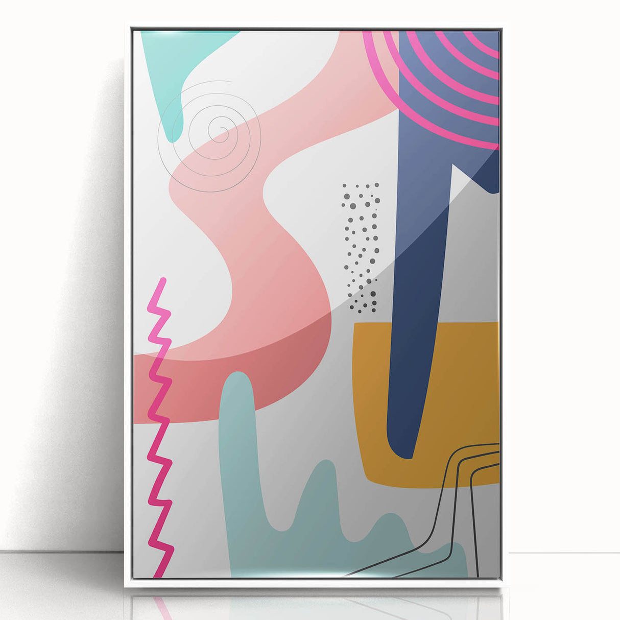 Vibrant Boho Wall Art | Eclectic Bohemian Decor Canvas | Artistic Print