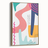 Vibrant Boho Wall Art | Eclectic Bohemian Decor Canvas | Artistic Print