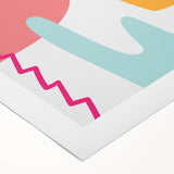 Vibrant Boho Wall Art | Eclectic Bohemian Decor Canvas | Artistic Print