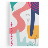 Vibrant Boho Wall Art | Eclectic Bohemian Decor Canvas | Artistic Print