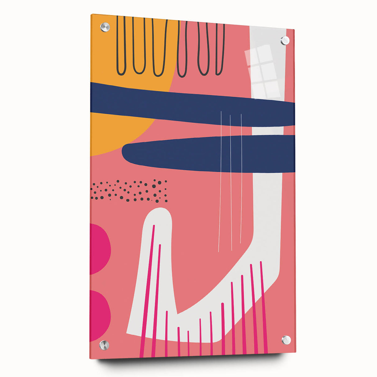Vibrant Boho Wall Art | Eclectic Bohemian Decor Canvas | Artistic Print