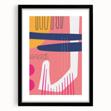 Vibrant Boho Wall Art | Eclectic Bohemian Decor Canvas | Artistic Print