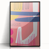 Vibrant Boho Wall Art | Eclectic Bohemian Decor Canvas | Artistic Print