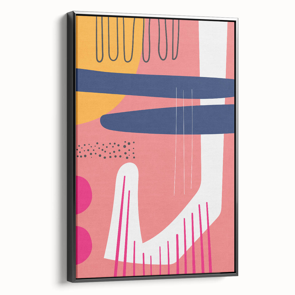 Vibrant Boho Wall Art | Eclectic Bohemian Decor Canvas | Artistic Print