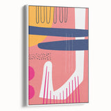 Vibrant Boho Wall Art | Eclectic Bohemian Decor Canvas | Artistic Print