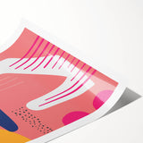 Vibrant Boho Wall Art | Eclectic Bohemian Decor Canvas | Artistic Print