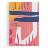 Vibrant Boho Wall Art | Eclectic Bohemian Decor Canvas | Artistic Print