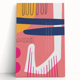 Vibrant Boho Wall Art | Eclectic Bohemian Decor Canvas | Artistic Print