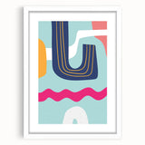 Eclectic Boho Wall Art | Vibrant Bohemian Decor Canvas | Artistic Print