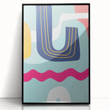 Eclectic Boho Wall Art | Vibrant Bohemian Decor Canvas | Artistic Print