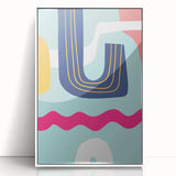 Eclectic Boho Wall Art | Vibrant Bohemian Decor Canvas | Artistic Print