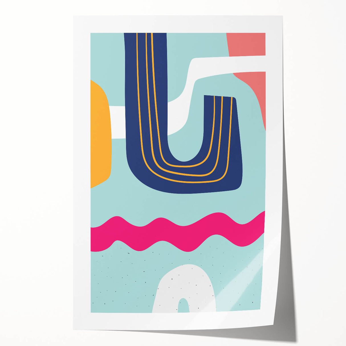 Eclectic Boho Wall Art | Vibrant Bohemian Decor Canvas | Artistic Print