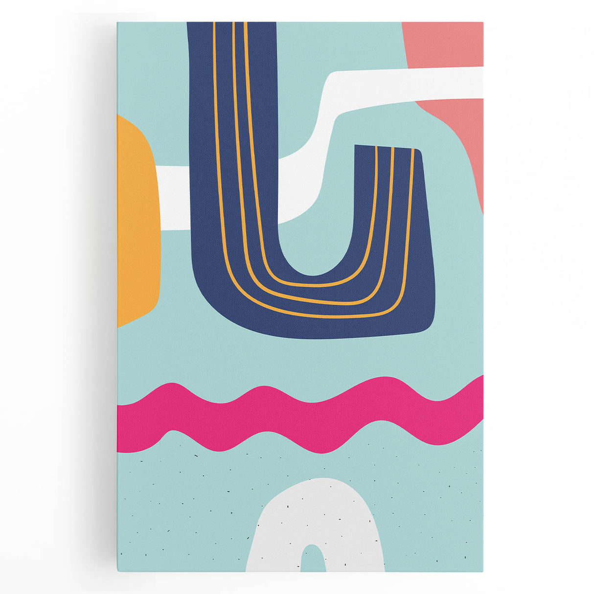 Eclectic Boho Wall Art | Vibrant Bohemian Decor Canvas | Artistic Print