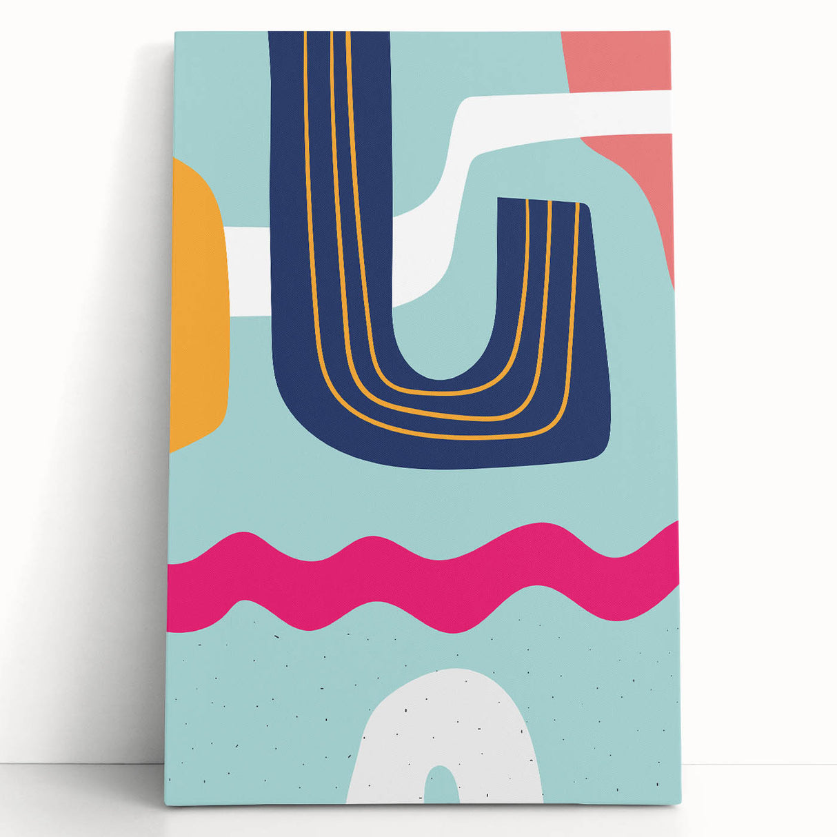 Eclectic Boho Wall Art | Vibrant Bohemian Decor Canvas | Artistic Print