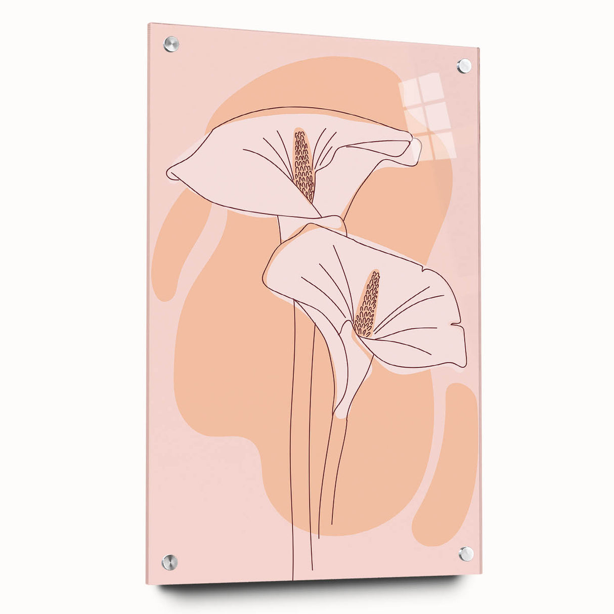 Floral Boho Wall Art | Elegant Bohemian Decor Canvas | Artistic Print