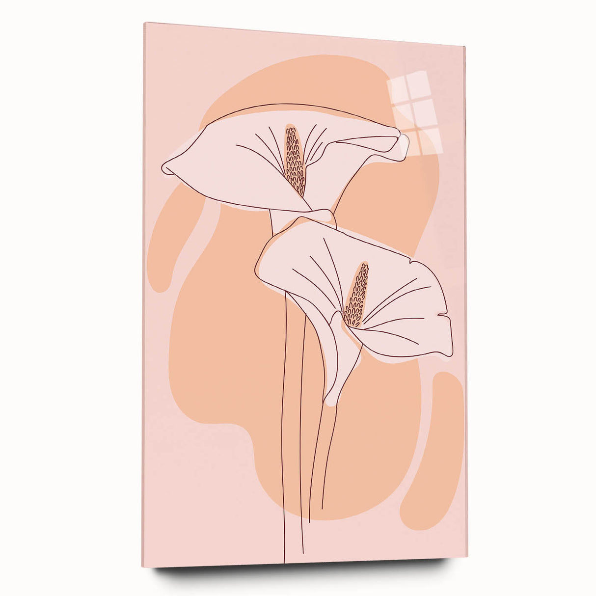 Floral Boho Wall Art | Elegant Bohemian Decor Canvas | Artistic Print