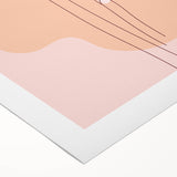 Floral Boho Wall Art | Elegant Bohemian Decor Canvas | Artistic Print