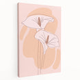 Floral Boho Wall Art | Elegant Bohemian Decor Canvas | Artistic Print