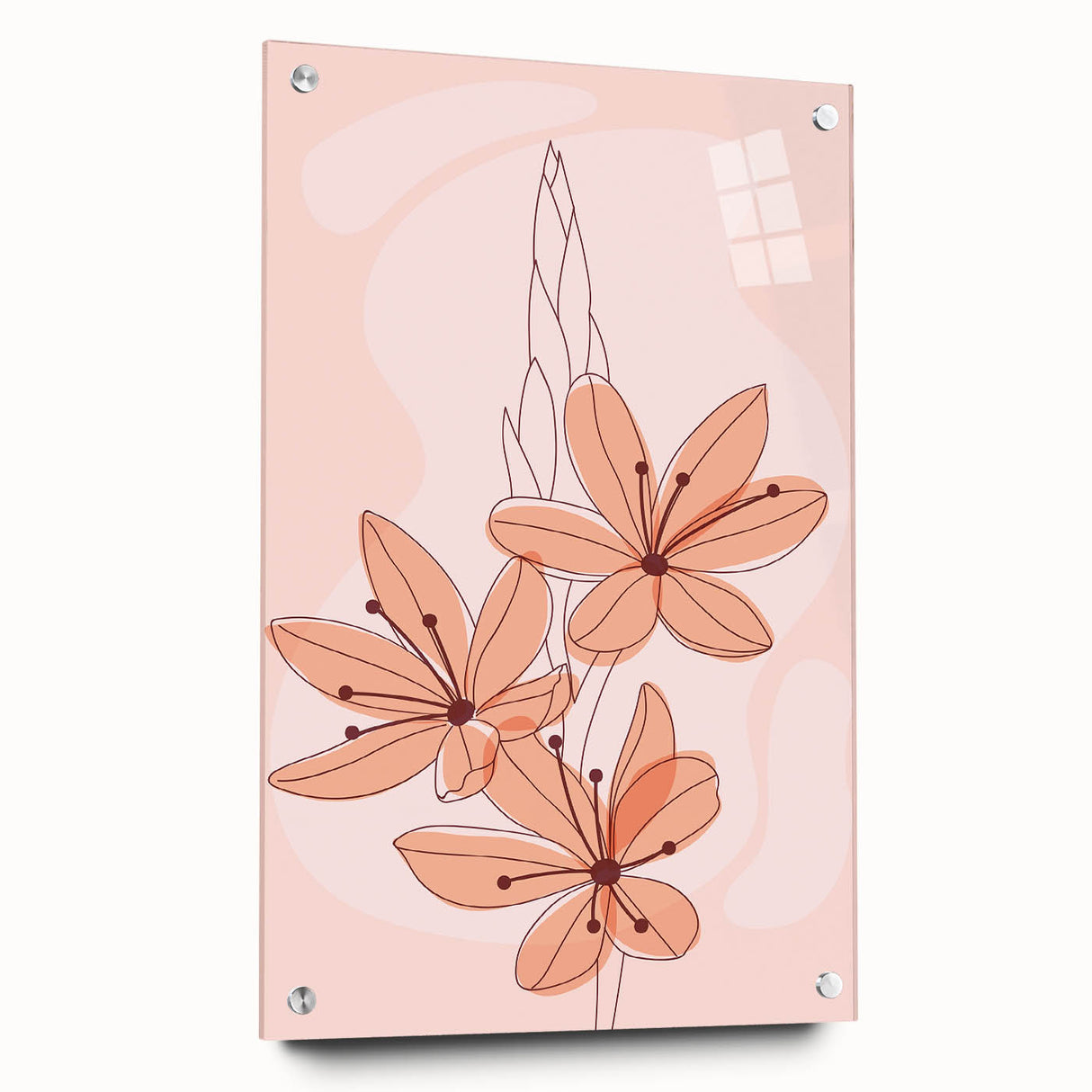 Floral Boho Wall Art | Soft Bohemian Decor Canvas | Artistic Print