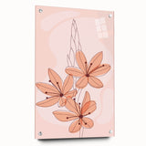 Floral Boho Wall Art | Soft Bohemian Decor Canvas | Artistic Print