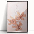 Floral Boho Wall Art | Soft Bohemian Decor Canvas | Artistic Print