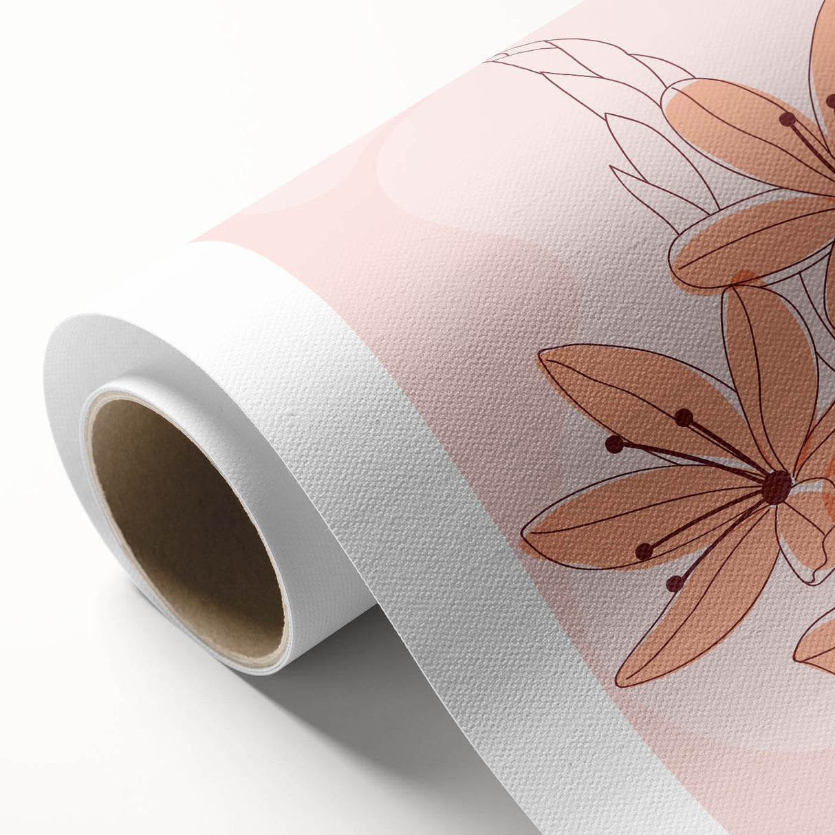 Floral Boho Wall Art | Soft Bohemian Decor Canvas | Artistic Print