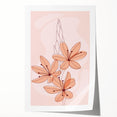 Floral Boho Wall Art | Soft Bohemian Decor Canvas | Artistic Print