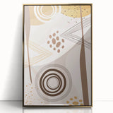 Abstract Boho Wall Art | Earthy Bohemian Decor Canvas | Artistic Print