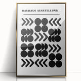 Bohemian Wall Art | Bauhaus Black and White Geometric Boho Chic Print