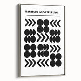 Bohemian Wall Art | Bauhaus Black and White Geometric Boho Chic Print
