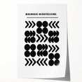 Bohemian Wall Art | Bauhaus Black and White Geometric Boho Chic Print