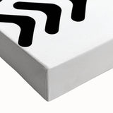 Bohemian Wall Art | Bauhaus Black and White Geometric Boho Chic Print