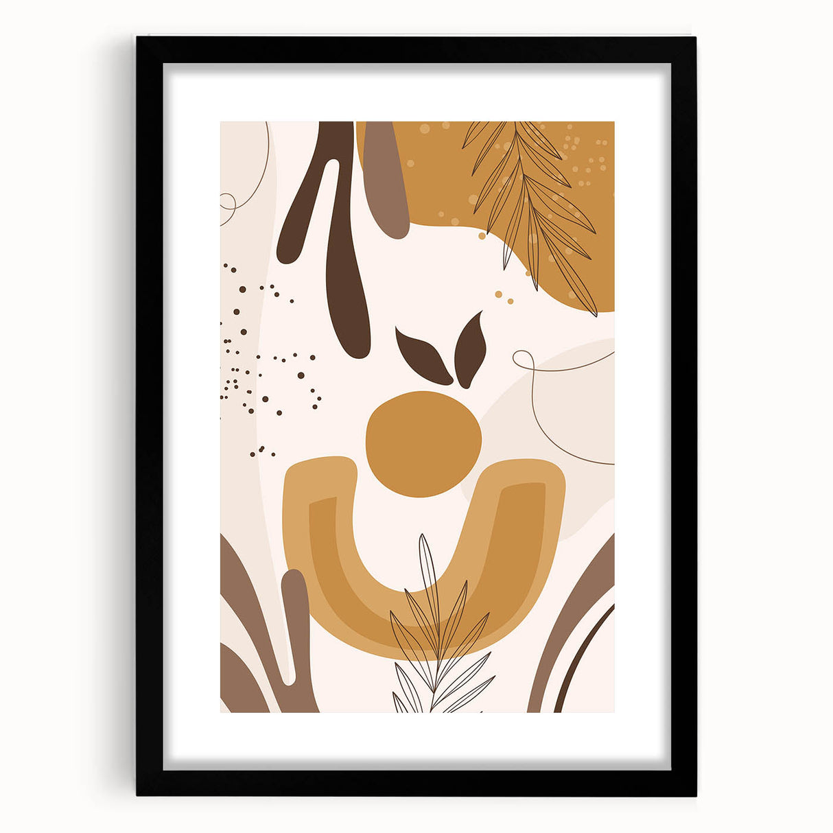 Nature-Inspired Boho Wall Art | Earthy Bohemian Decor Canvas | Artistic Print
