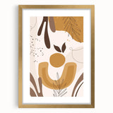 Nature-Inspired Boho Wall Art | Earthy Bohemian Decor Canvas | Artistic Print