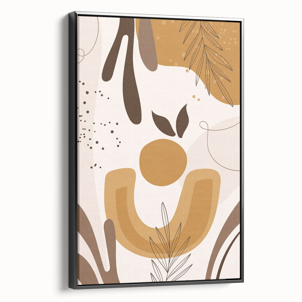 Nature-Inspired Boho Wall Art | Earthy Bohemian Decor Canvas | Artistic Print
