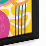 Bold Abstract Boho Wall Art | Vibrant Bohemian Decor Canvas | Artistic Print