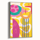 Bold Abstract Boho Wall Art | Vibrant Bohemian Decor Canvas | Artistic Print