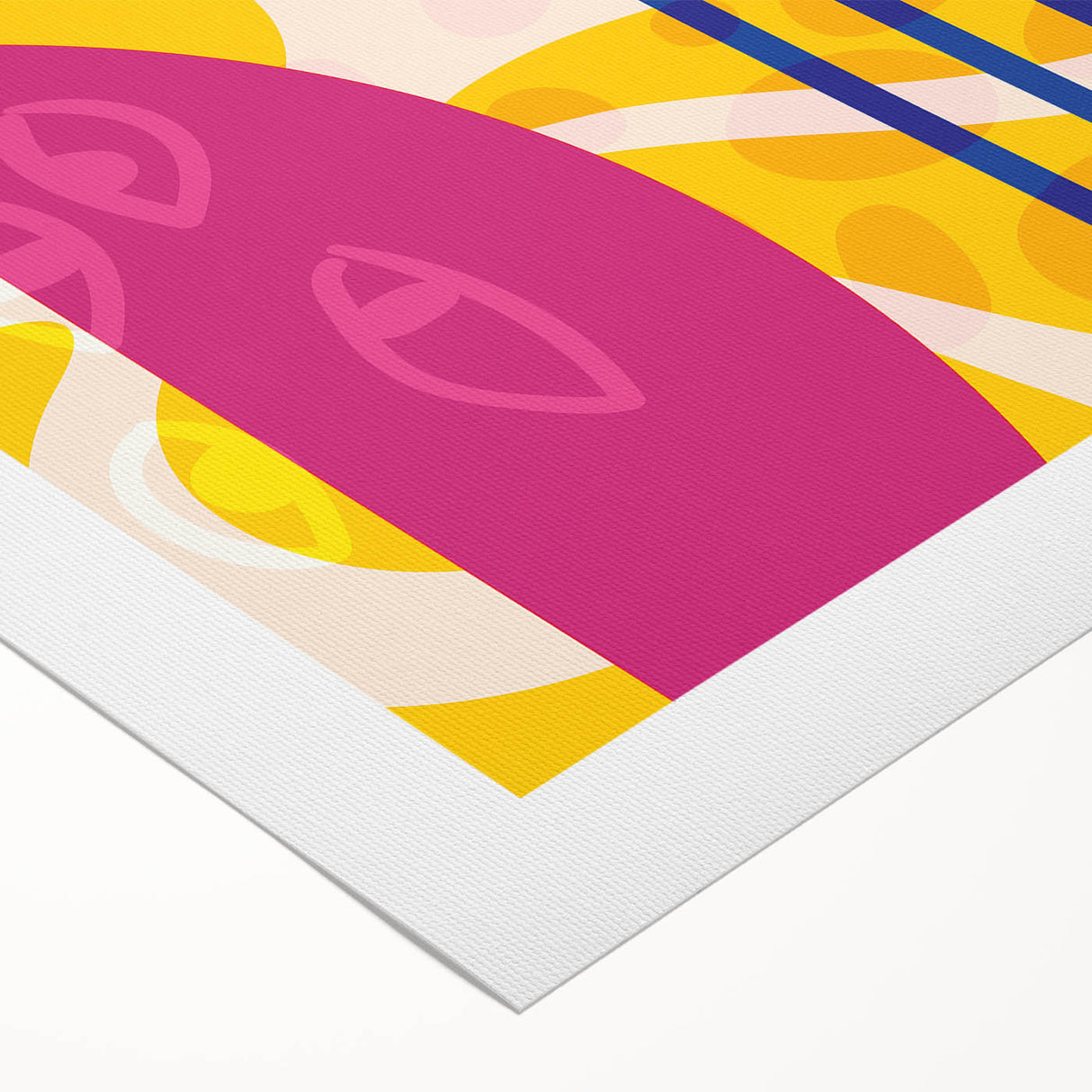 Bold Abstract Boho Wall Art | Vibrant Bohemian Decor Canvas | Artistic Print