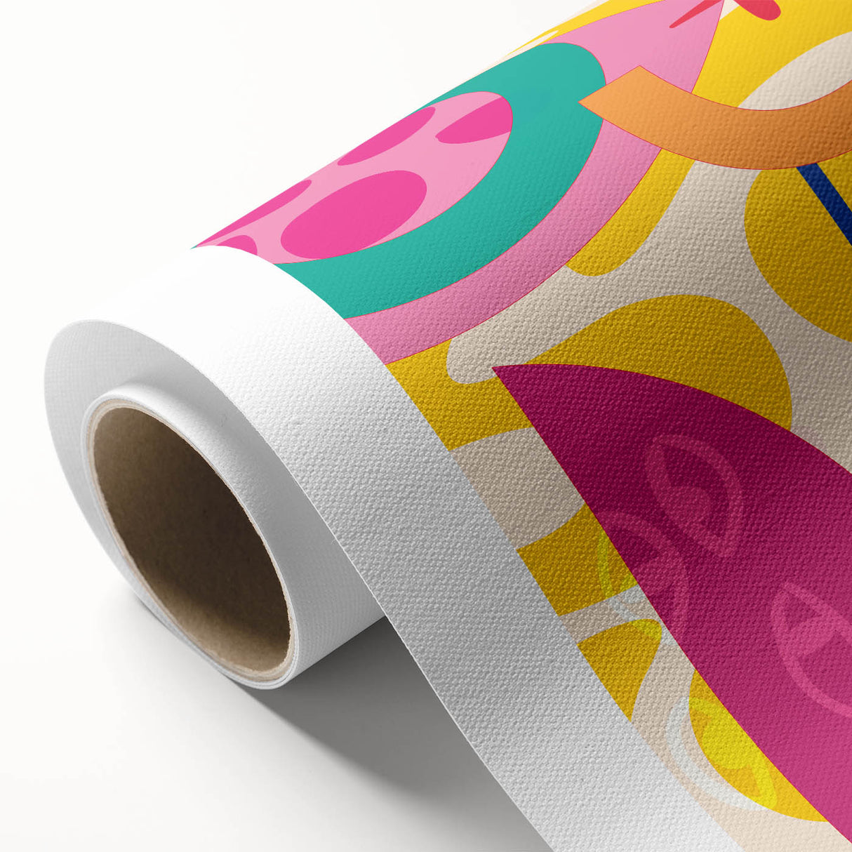 Bold Abstract Boho Wall Art | Vibrant Bohemian Decor Canvas | Artistic Print