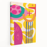 Bold Abstract Boho Wall Art | Vibrant Bohemian Decor Canvas | Artistic Print