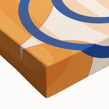 Vibrant Abstract Boho Wall Art | Eclectic Bohemian Decor Canvas | Print