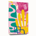 Playful Abstract Boho Wall Art | Colorful Bohemian Decor Canvas | Print