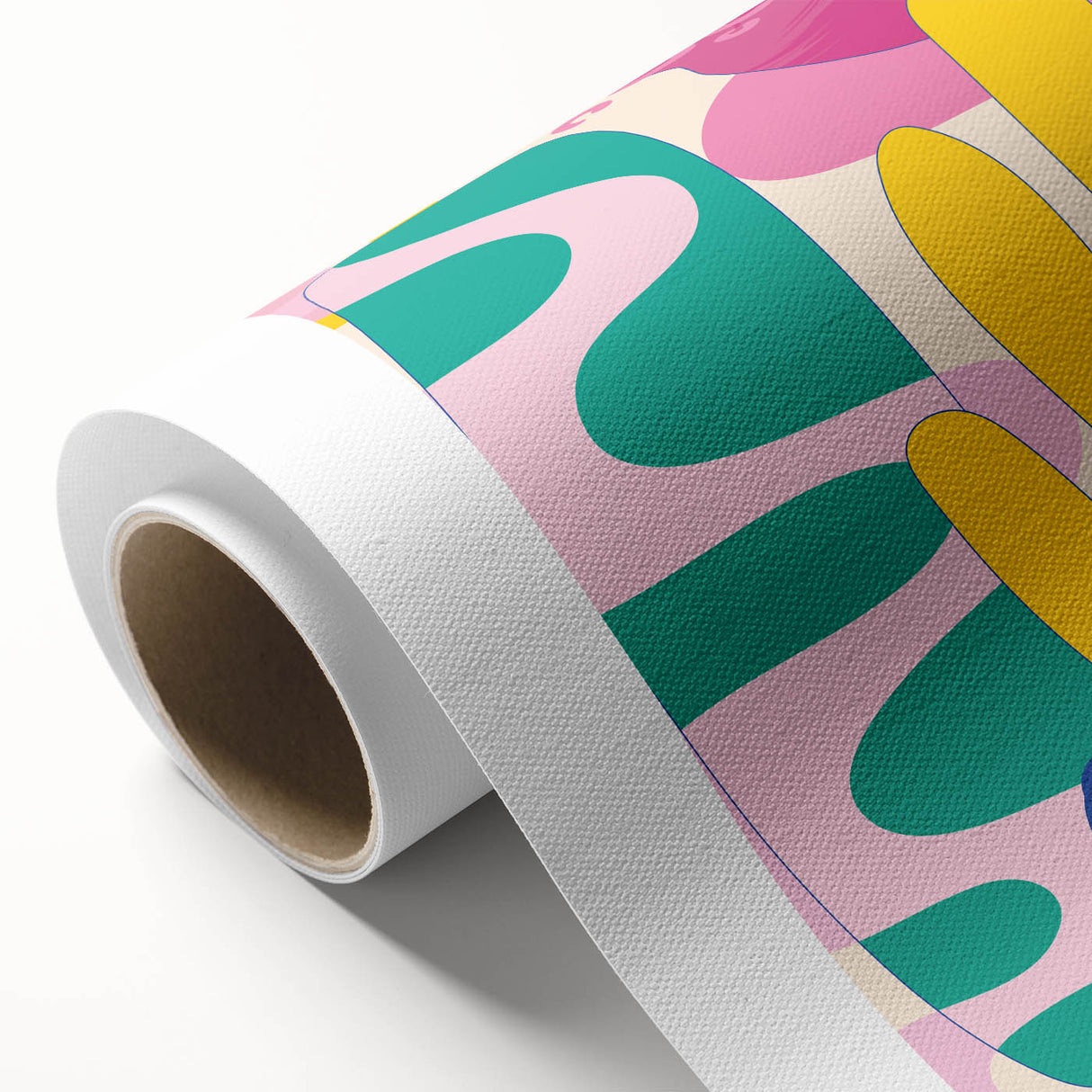 Playful Abstract Boho Wall Art | Colorful Bohemian Decor Canvas | Print