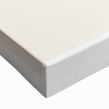 Boho Minimalist Leaf Art Print | Earthy Orange and Teal Circle Design