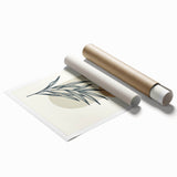 Boho Leaf Arch Wall Art | Minimalist Botanical Print for Cozy Spaces