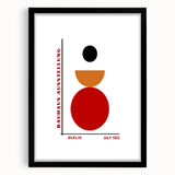 Bohemian Wall Art Bauhaus Geometric Design | Boho Decor Canvas Print