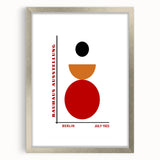 Bohemian Wall Art Bauhaus Geometric Design | Boho Decor Canvas Print