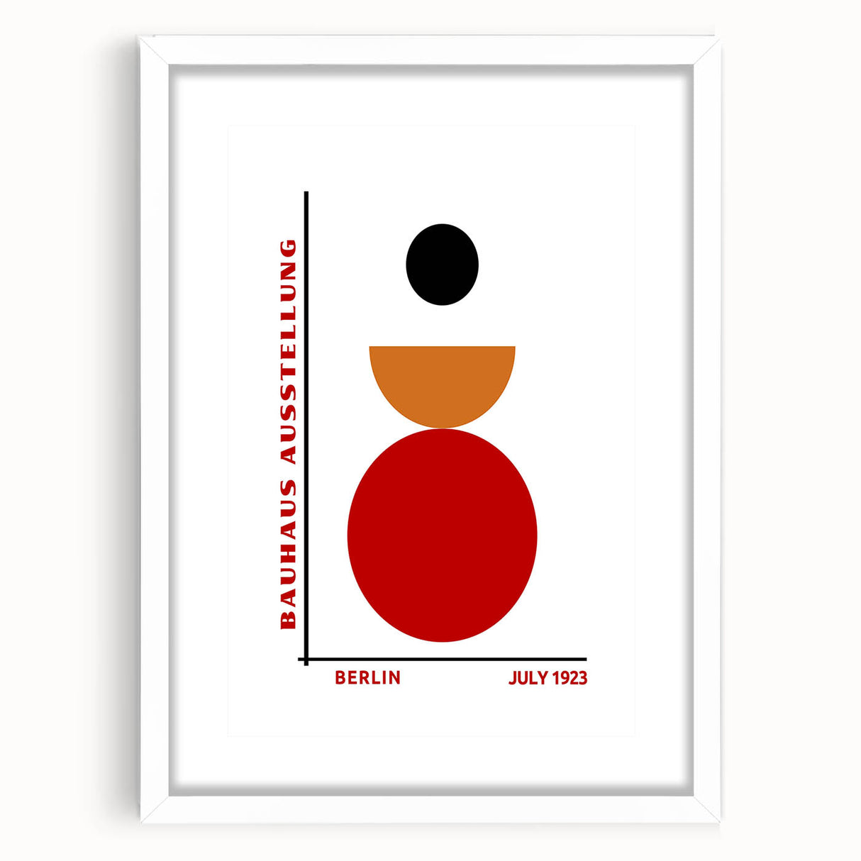 Bohemian Wall Art Bauhaus Geometric Design | Boho Decor Canvas Print