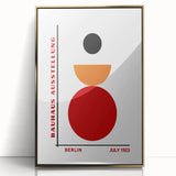 Bohemian Wall Art Bauhaus Geometric Design | Boho Decor Canvas Print