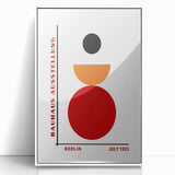 Bohemian Wall Art Bauhaus Geometric Design | Boho Decor Canvas Print